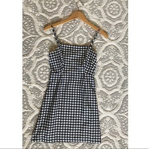 Black and White Gingham Dress